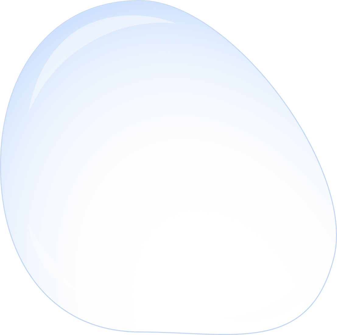 Bubble transparent, water drop